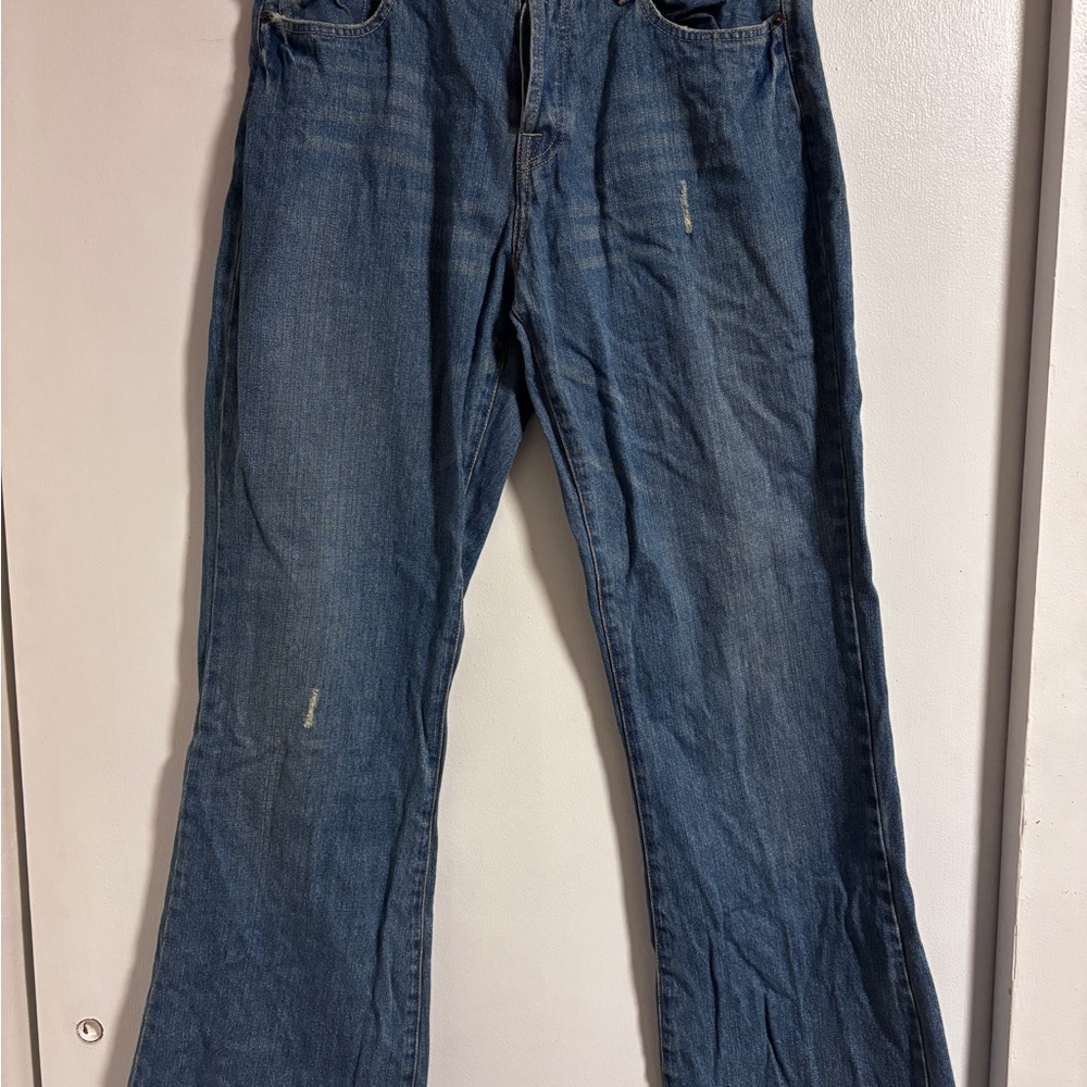 Abercrombie & Fitch Dark Blue Boot Cut Jeans